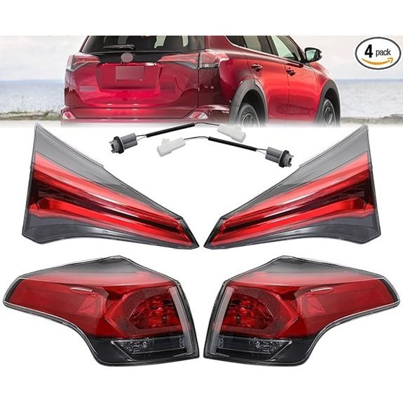 PENSUN Tail Light Kit for Toyota RAV4 2016-2018