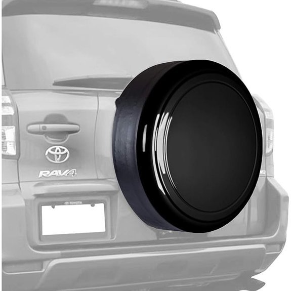Boomerang Rigid Tire Cover for Toyota RAV4 Black