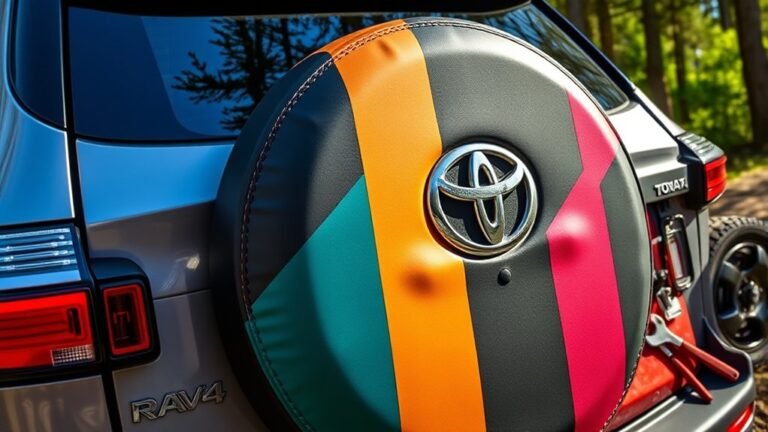 toyota rav4 tire cover repairs