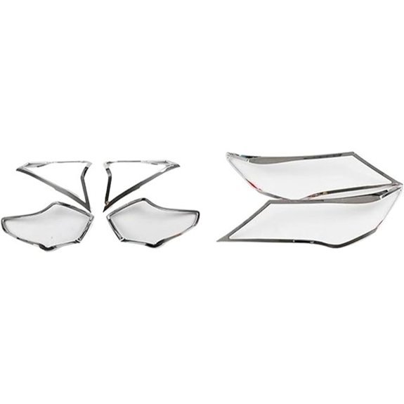Toyota RAV4 Chrome Headlight Taillight Cover Trim