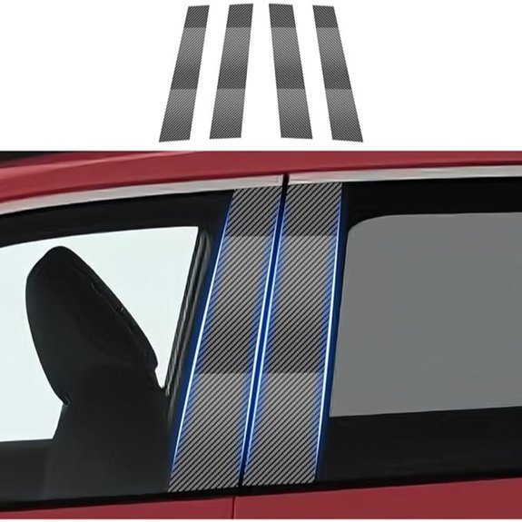 Toyota RAV4 B-Pillar Trim Film (4-Pcs)