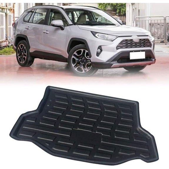 Three T Car Rear Trunk Cargo Liner Cover Mat for Toyota for RAV4 2013-2018