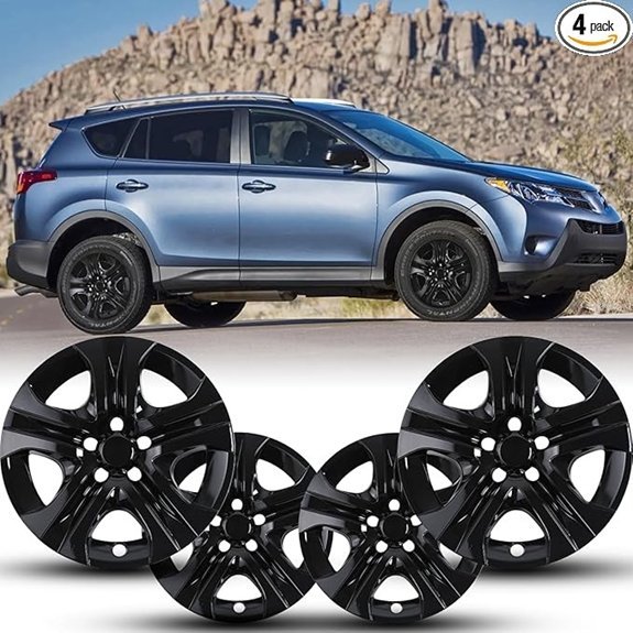 Winjet 17-Inch Toyota RAV4 Wheel Covers (Set of 4)