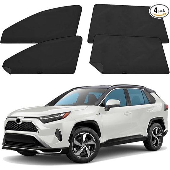 ZATOOTO Car Window Shades for Toyota RAV4 2019-2024