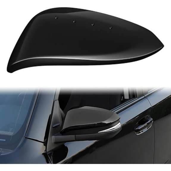 Direct Replacement Black Left Mirror Cover for Toyota SUVs