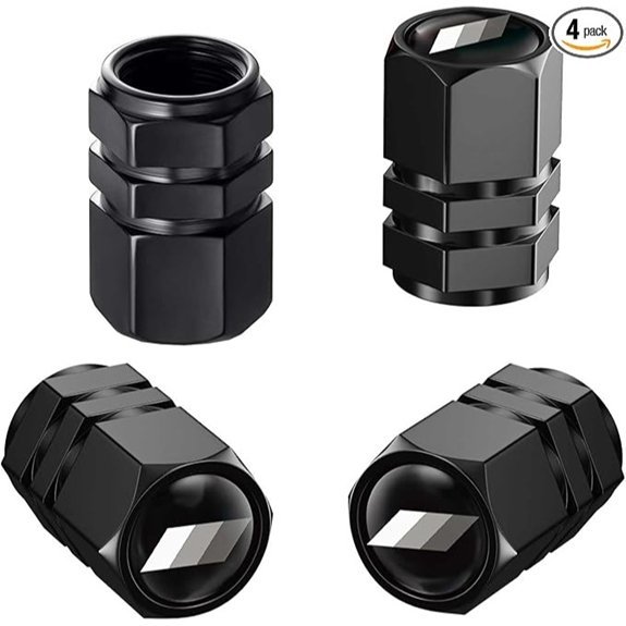 4PCS Tire Valve Stem Caps for Toyota Vehicles
