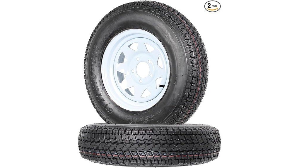 Trailer Tires Rims ST175/80D13 Review