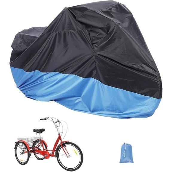 Adult Tricycle Waterproof Cover for 2 Bicycles