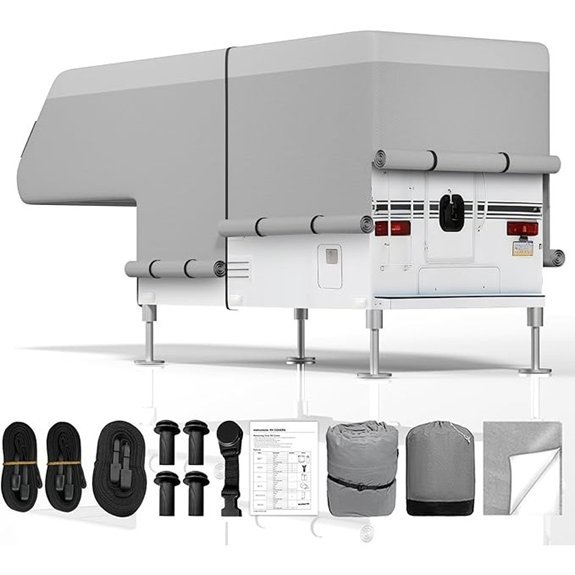 Umbrauto Truck Camper Cover for 10-12 ft Campers