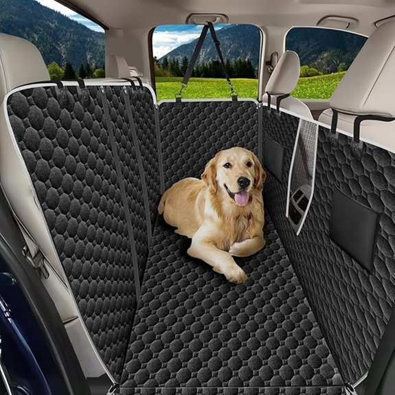 Mancro Back Seat Dog Cover for Trucks