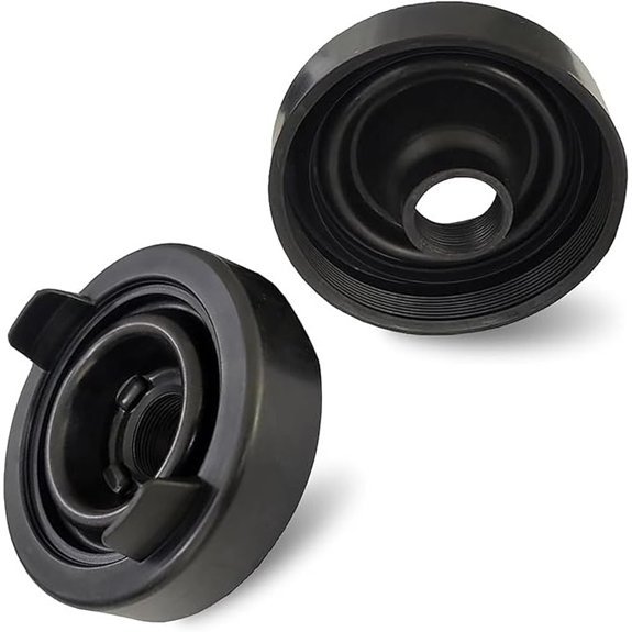 2 PCS Car Headlight Dust Caps