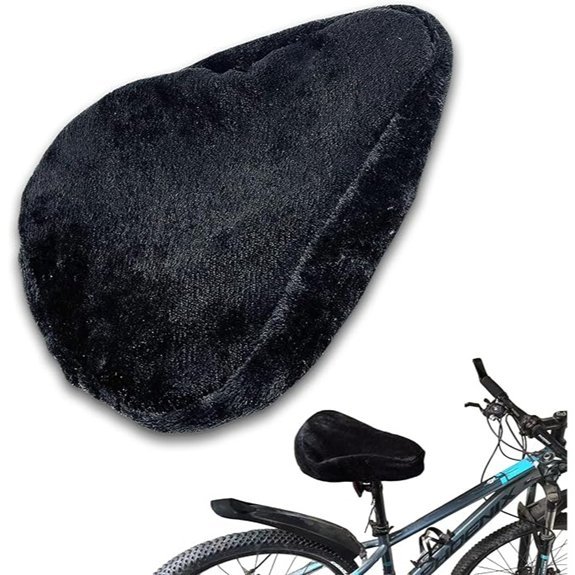Aogigigio Soft Bicycle Seat Cover (Universal Black)