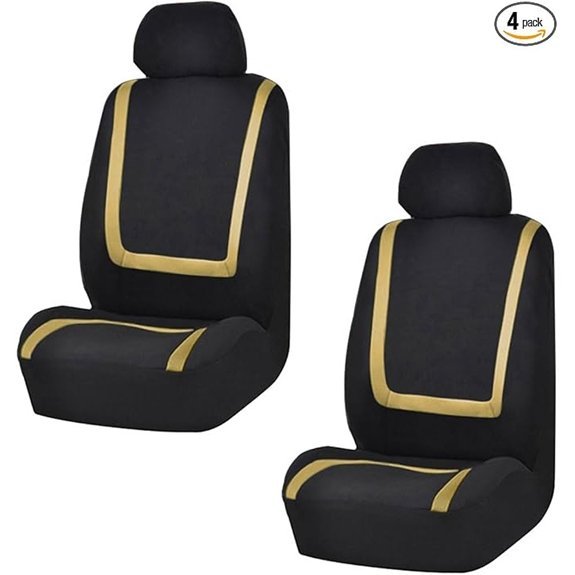 LAINLOY 2 Pack Car Seat Covers Universal Fit