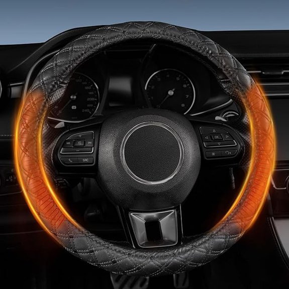 Heated Steering Wheel Cover – Universal Fit