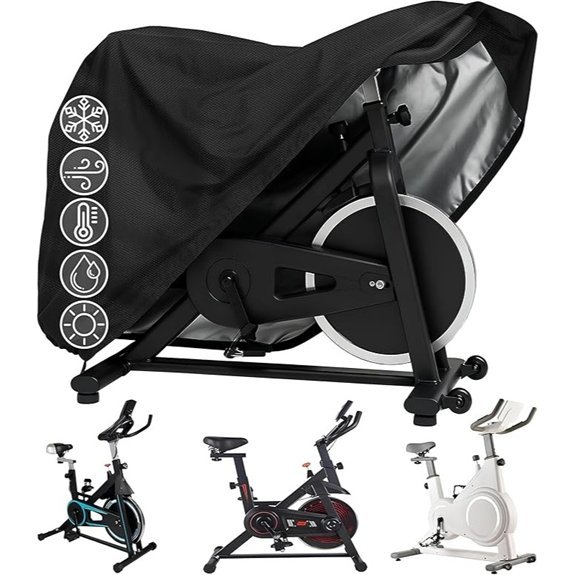 Exercise Bike Cover with UV Protection and Bag
