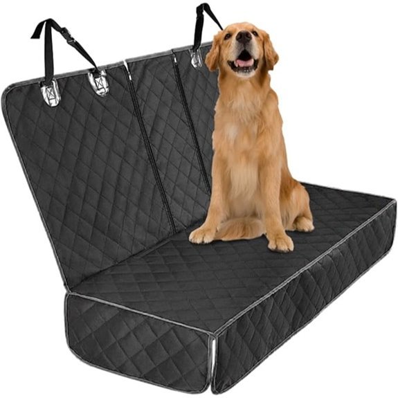 BESULEN Waterproof Dog Car Seat Cover for Back Seat