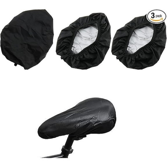 3PCS Waterproof Bicycle Saddle Seat Covers