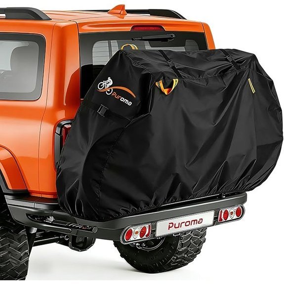 Puroma 600D Waterproof Bike Cover for Rack