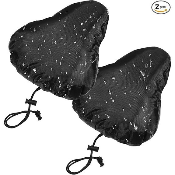 2 Pcs Waterproof Bike Seat Covers for Men and Women