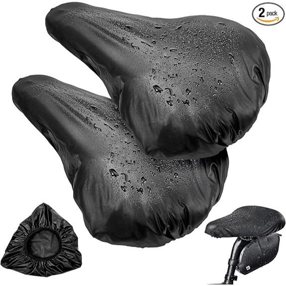 Bike Seat Covers Waterproof 2-Pack for Men & Women