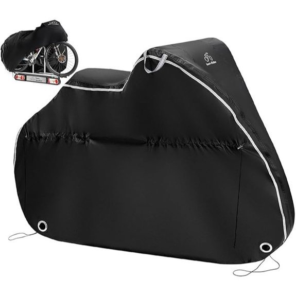 TeamObsidian Waterproof Bike Cover for 1 to 3 Bikes