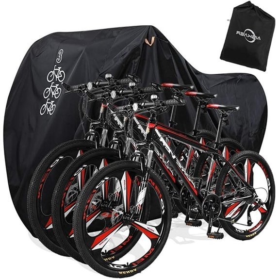 Aiskaer Waterproof Bike Cover for 2-3 Bikes
