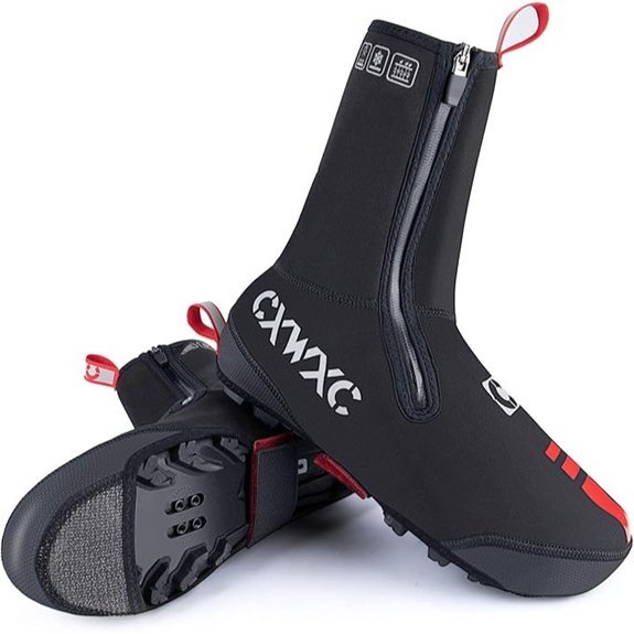 CXWXC Neoprene Waterproof Cycling Shoe Covers