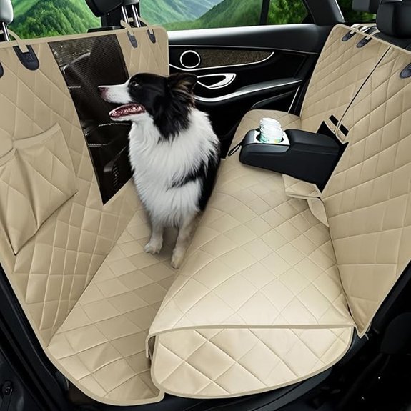 Lassie 4-in-1 Waterproof Dog Car Seat Cover