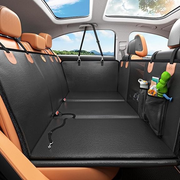MYJAQI Back Seat Extender for Dogs Waterproof