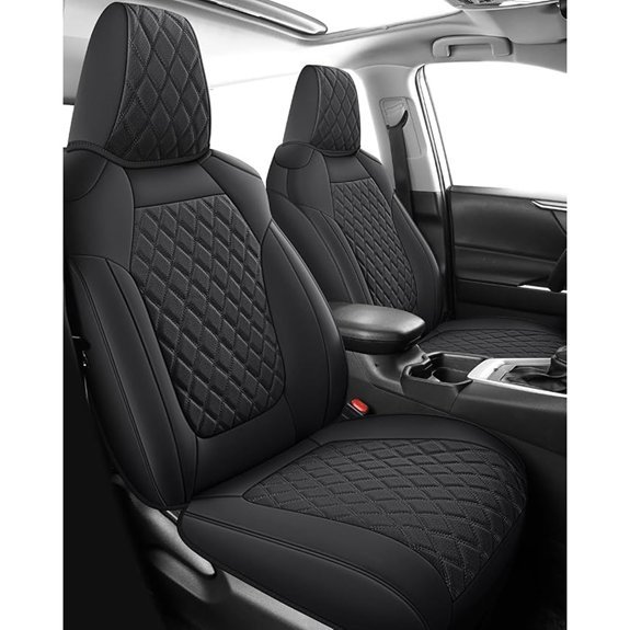 MIROZO Waterproof Faux Leather Seat Covers for RAV4