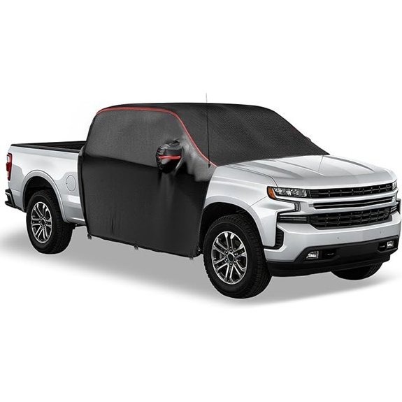 MZS Waterproof Half Cab Cover for Silverado Sierra 1500