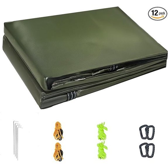 Pickup Truck Bed Tarp Waterproof Heavy Duty Cover