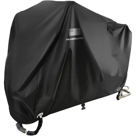 NEVERLAND Waterproof Motorcycle Cover with Reflective Logo
