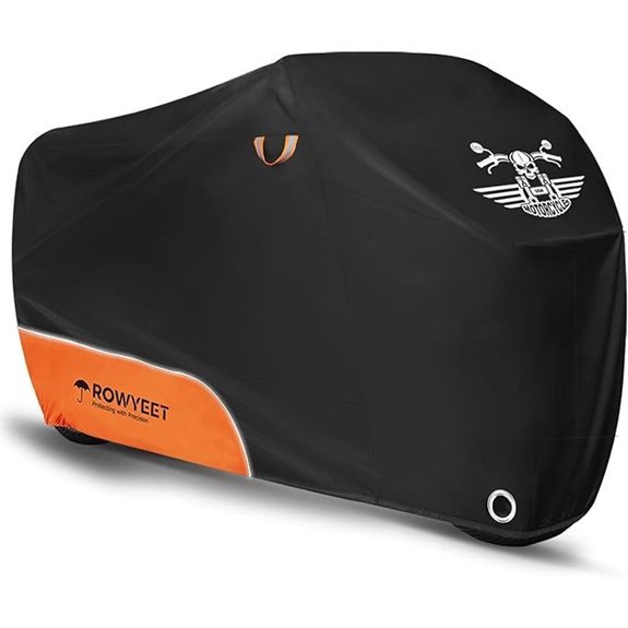 Motorcycle Cover Waterproof Outdoor Storage with Lock-Holes