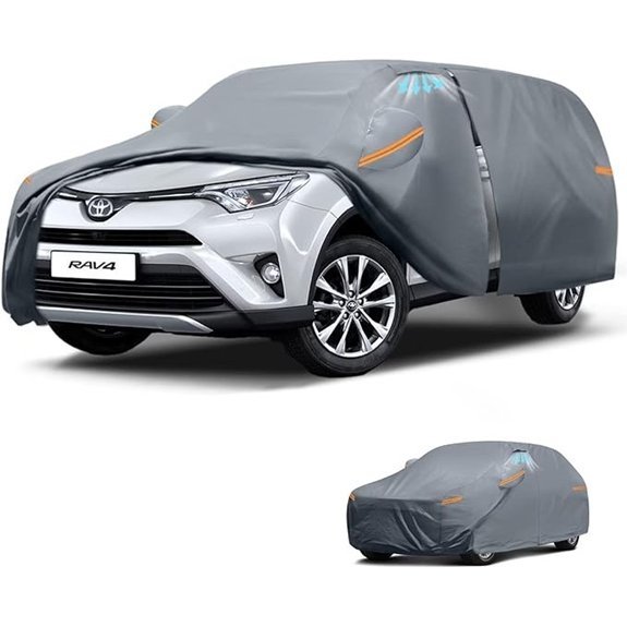 Toyota RAV4 Waterproof Car Cover with Zipper Door