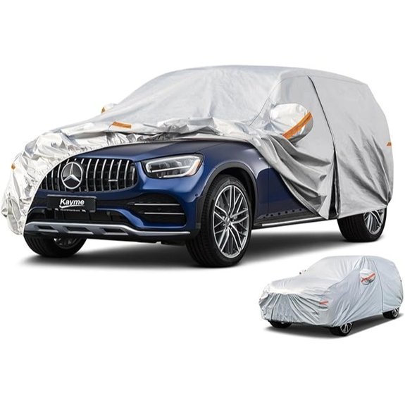 Kayme 6 Layers Waterproof SUV Car Cover (182-190 inch)