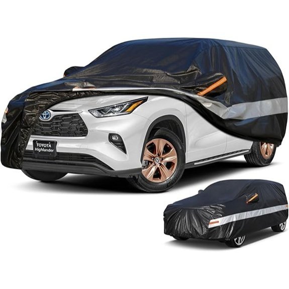 10-Layer Toyota Highlander SUV Car Cover Waterproof