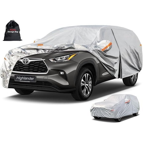 Kayme Waterproof SUV Car Cover for Toyota Highlander
