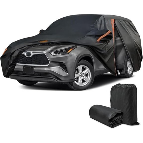 Toyota Highlander Waterproof SUV Car Cover with Zipper