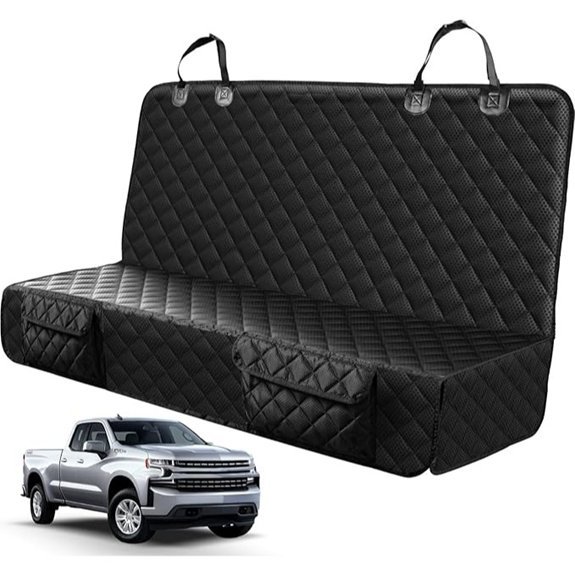 PETICON Waterproof Dog Car Seat Cover for Trucks