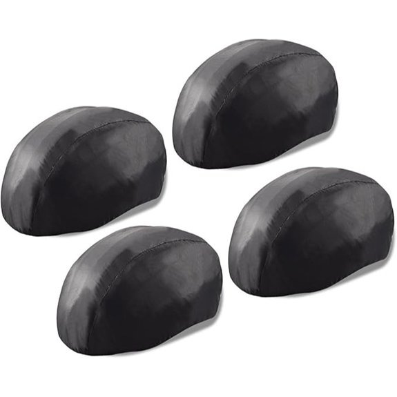 Bike Helmet Covers - 4 Pcs Waterproof Universal Fit