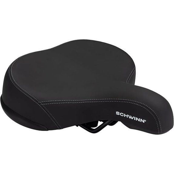 Schwinn Comfort Bike Seat with Weather-Resistant Cover