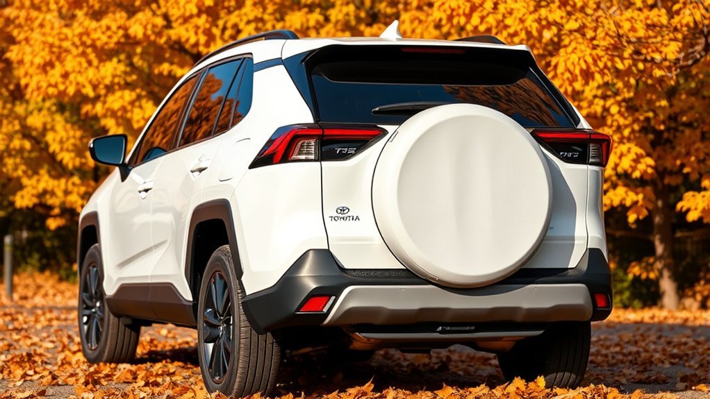 white rav4 spare tire covers