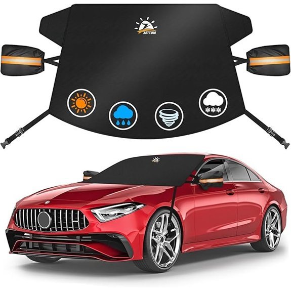 Zettum Car Windshield Cover for Ice and Snow
