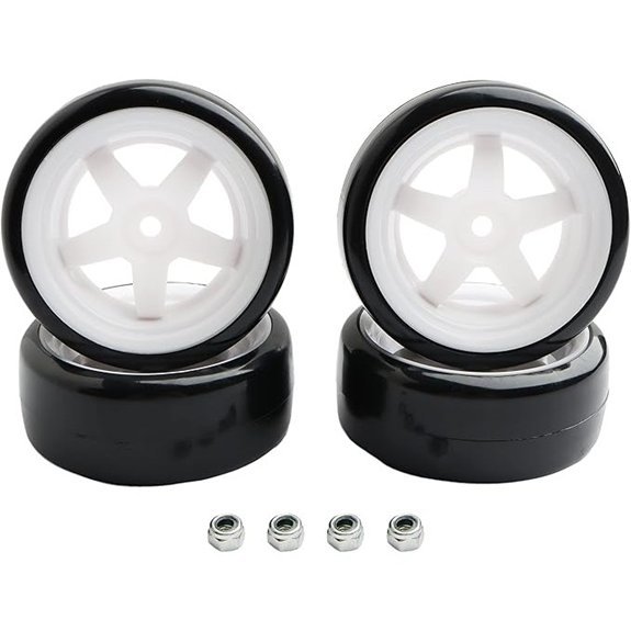 4PCS 12mm Hub RC Drift Car Wheels