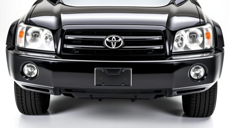 2002 toyota highlander bumper