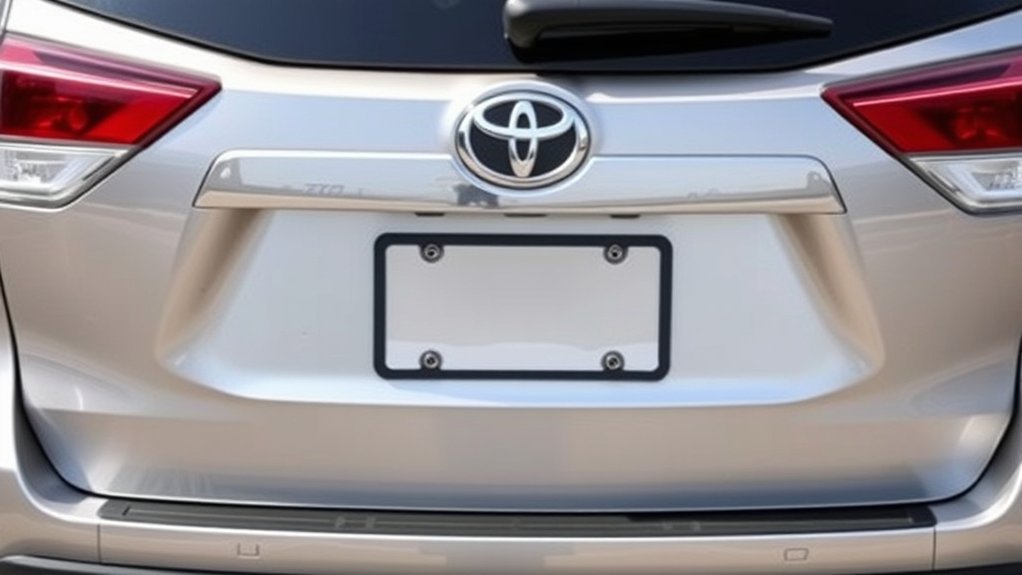 10 best 2016 toyota highlander xle awd v6 licence plates plastic cover