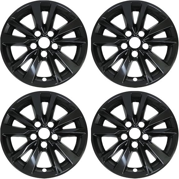 16” Black Wheel Covers for 2025 Toyota Camry