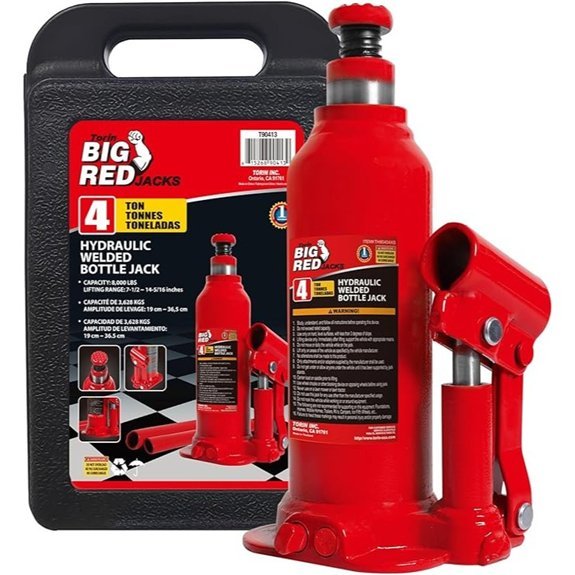 Torin Big Red Hydraulic Bottle Jack 4 Ton