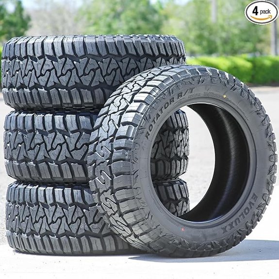 Evoluxx Rotator R/T All-Terrain Light Truck Tires (Set of 4)